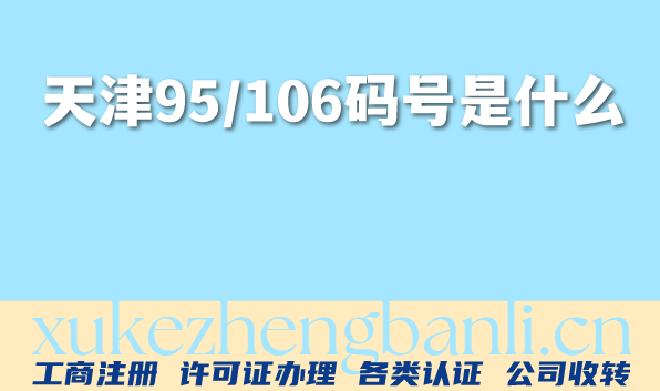 天津95/106码号是什么?适用什么业务?资质办理指南